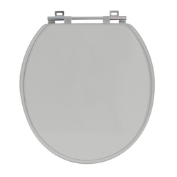 Tampa De Vaso Sanitário Laqueado Universal Cinza Prata - 1 Tampa De Vaso Sanitário Laqueado Universal Cinza Prata - 1