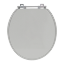 Ver imagem 1 de Tampa De Vaso Sanitário Laqueado Universal Cinza Prata
