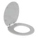 Ver imagem 2 de Tampa De Vaso Sanitário Laqueado Universal Cinza Prata