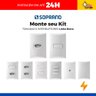 Kit Tomadas e Interruptores Linha Brava - Soprano - 1