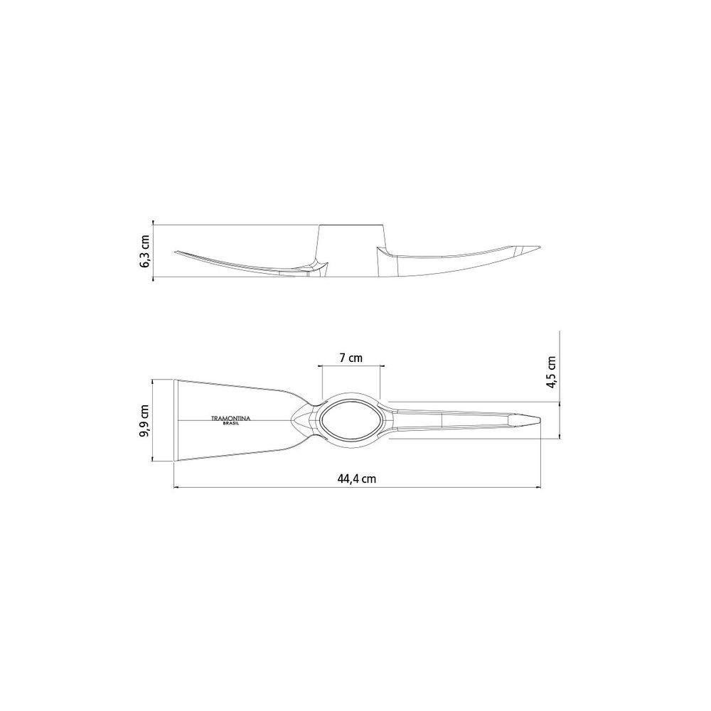 Picareta Alvião Tramontina em Aço Tamanho 4 sem Cabo - 6