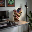 Ver imagem 5 de Livreiro de Mesa Vértice Organizador de Livros Revistas Nicho Carvalho