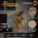 Ver imagem 3 de Livreiro de Mesa Vértice Organizador de Livros Revistas Nicho Carvalho