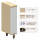 Ver imagem 2 de Balcão para Cozinha 20 Cm 1 Porta Mdf/mdp Aurora - Cinza Cristal