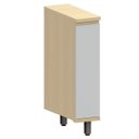 Ver imagem 1 de Balcão para Cozinha 20 Cm 1 Porta Mdf/mdp Aurora - Cinza Cristal