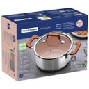 Ver imagem 4 de Caçarola Tramontina Romagna Aço Inox Cerâmico Marfim 20 Cm 3,2 L