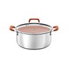 Caçarola Tramontina Romagna Aço Inox Cerâmico Marfim 20 Cm 3,2 L - 1