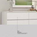 Ver imagem 6 de Cômoda para Quarto 8 Gavetas Sintra Branco