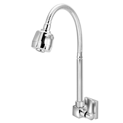 Torneira Cozinha De parede Quadrada Tubo Flexível Gourmet