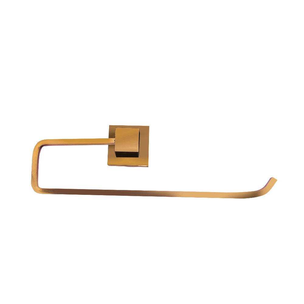 Kit Acessórios Banheiro Metal 5 Peças Luxo Quadrado Dourado - 3