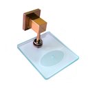 Ver imagem 2 de Kit Acessórios Banheiro Metal 5 Peças Luxo Quadrado Dourado