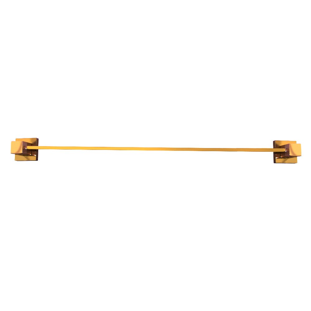 Kit Acessórios Banheiro Metal 5 Peças Luxo Quadrado Dourado - 4