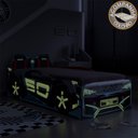 Ver imagem 3 de Bicama Infantil Carros Tornado Fun Preto Azul Pura Magia + Colchão Gazin