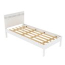 Ver imagem 1 de Cama de Solteiro Madeira Cm8010 Branco - Tecno Mobili