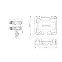 Ver imagem 4 de Parafusadeira Furadeira Tramontina 10,8v 30 Peças com Maleta 42382030