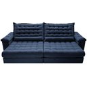 Ver imagem 5 de Sofá Retrátil e Reclinável 2,75m Molas Ensacadas Cama inBox Big Space com Bordado 3D Velusoft