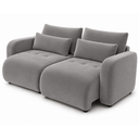 Ver imagem 1 de Sofá Retrátil e Cama Is 002 com Molas Ensacadas e Espuma D33:Veludo Cinza/1,9