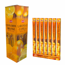 Ver imagem 1 de Kit C/ 12 Incensos Hem Laranja e Canela Duradouro 96 Varetas