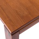 Ver imagem 6 de Mesa de Jantar 4 Lugares Retangular Madeira Maciça Craft Marrom/Garapa