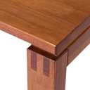 Ver imagem 5 de Mesa de Jantar 4 Lugares Retangular Madeira Maciça Craft Marrom/Garapa
