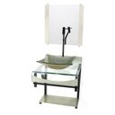 Ver imagem 3 de Gabinete Vidro 40cm Banheiro Curvado Duplo Pp Cuba Quadrada