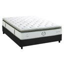 Ver imagem 1 de Cama Box Casal: Colchão Molas Ensacadas Herval Masterpocket Imperatore Gold C1655 Pillow Top + Base