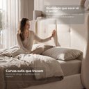 Ver imagem 6 de Cama Estofada Queen com Estrutura Reforçada e Design Moderno Aura