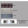 Recamier Pet Casinha Estofado Cama Box Mdf Branco Queen Capitonê Suede Liso Bege 157 X 40 X 37 - 4