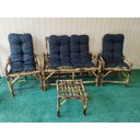 Ver imagem 2 de Cadeiras De Bambu Conjunto Completo Para Jardim Móveis