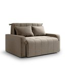 Ver imagem 3 de Sofá Cama para Sala de Estar Amora New Veludo Matrix - Cappuccino