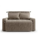 Ver imagem 2 de Sofá Cama para Sala de Estar Amora New Veludo Matrix - Cappuccino