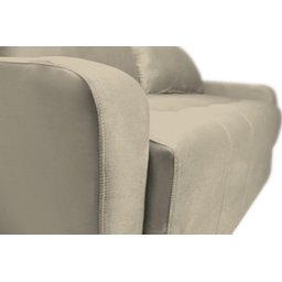 Sofá Cama para Sala de Estar Amora New Veludo Matrix - Cappuccino - 5