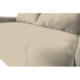 Sofá Cama para Sala de Estar Amora New Veludo Matrix - Cappuccino - 4