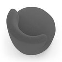 Ver imagem 6 de Kit Sofá e Poltrona Orgânica Living Bob com Almofadas Bouclê Cinza Escuro - Desk Design