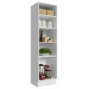 Ver imagem 6 de Paneleiro 60 cm com Nichos Abertos para Cozinha Madesa Glamy, Agata, Stella Branco