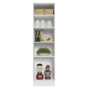 Ver imagem 3 de Paneleiro 60 cm com Nichos Abertos para Cozinha Madesa Glamy, Agata, Stella Branco
