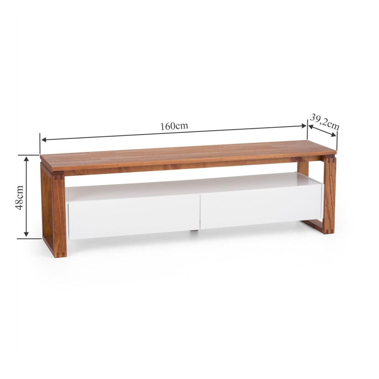 Rack para TV até 65 Polegadas 160cm 2 Gavetas Craft  - 2