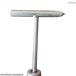 50 Peças Martelinho de Ouro C/ Ponta Reforçada Azulejista - 2
