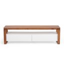 Ver imagem 2 de Rack para TV até 60 Polegadas Madeira Maciça 140cm 2 Gavetas Craft Branco