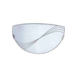 LUMINÁRIA PAREDE ARANDELA MEIA LUA PEQ 30CM 30CM LINHAS - 1303/AR PEQ CR