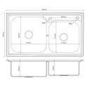 Ver imagem 4 de Cuba Dupla Gourmet Pia Cozinha Inox Preto Acessório Brinovar