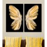 Kit 2 Quadros Telas Decorativas Canvas Asas de Anjo 100X60Cm - 3