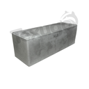 Ver imagem 6 de Cachepô Floreira Urbe 88 Jardineira Polietileno 86x29x29cm Cimento Queimado Japi