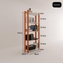 Ver imagem 3 de Estante Livreiro Multiuso Movlar 5 Prateleiras 0703