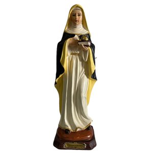 Imagem De Santa Edwiges Fé Milagres Em Resina Especial 31 Cm