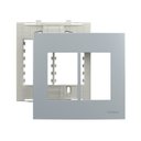 Ver imagem 1 de Placa com Suporte Margirius Sleek Colors 4x4 para 6 Módulos Horizontais Cinza