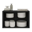 Ver imagem 4 de Aparador Buffet Suspenso com Espelhos 2 Portas Multimóveis Mp8003