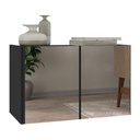 Ver imagem 1 de Aparador Buffet Suspenso com Espelhos 2 Portas Multimóveis Mp8003