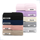 Ver imagem 2 de Lençol Solteiro com Elástico Avulso 400 Fios Micropercal Cama Box Super Macio