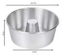 Ver imagem 3 de Forma Assadeira Suíça 18x8x20 Pudim Bolo Torta Gelatina Jjb